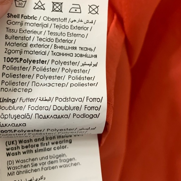 Orange Black Animal Print Silky Tank Top Women’s Size XS - Picture 15 of 16